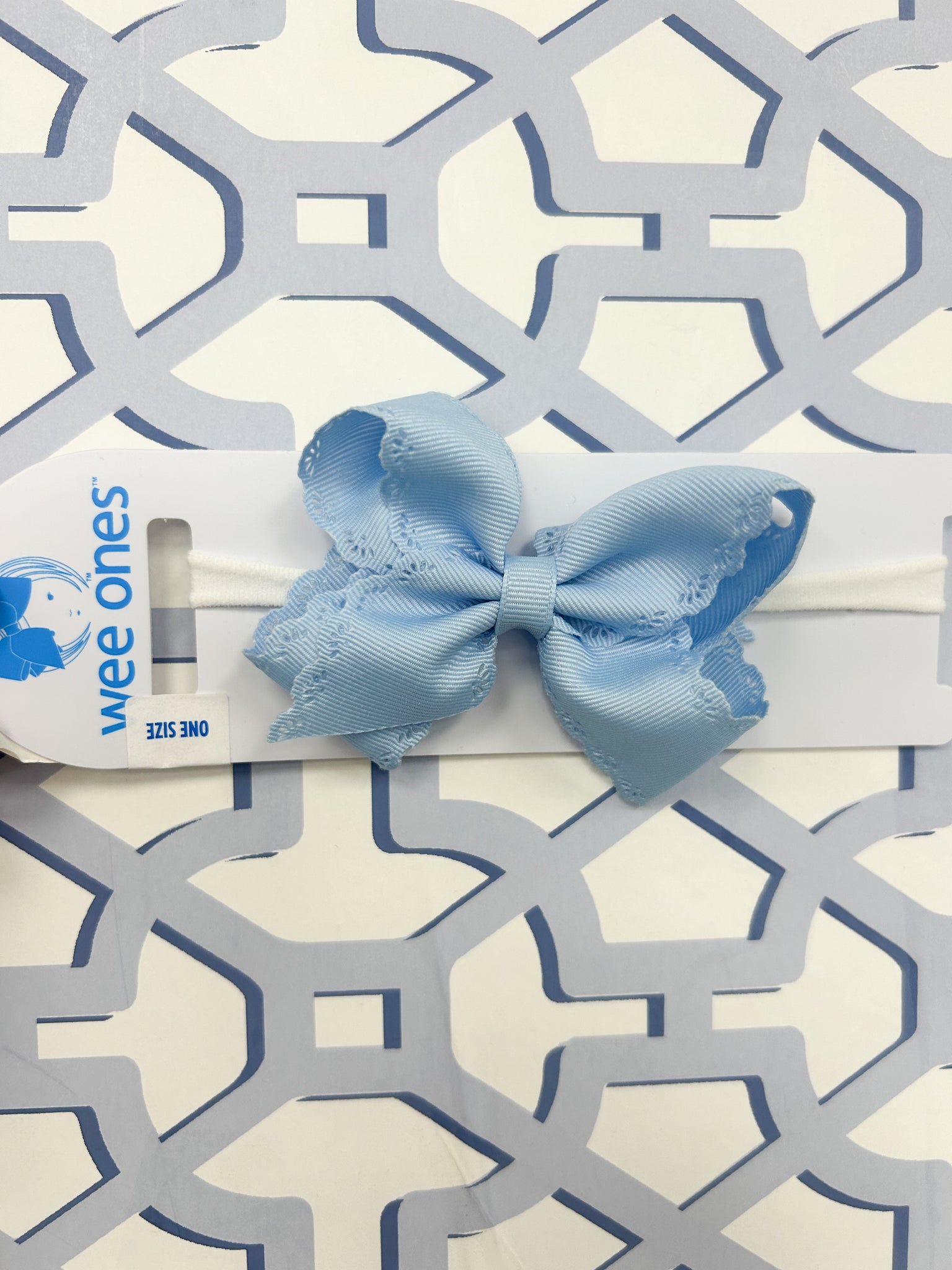 Wee Ones Light Blue Headband Bow