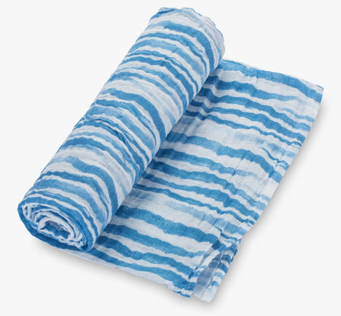 Blue Waves Swaddle