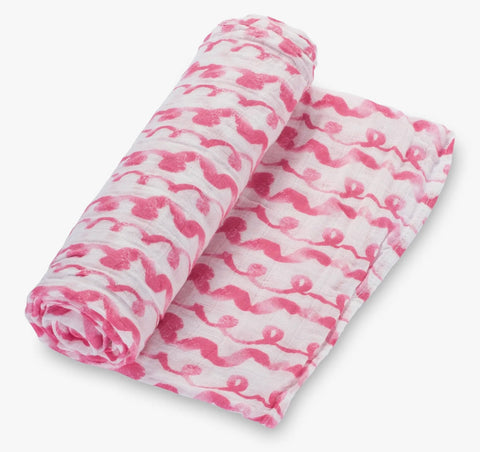 Pink Waves Swaddle