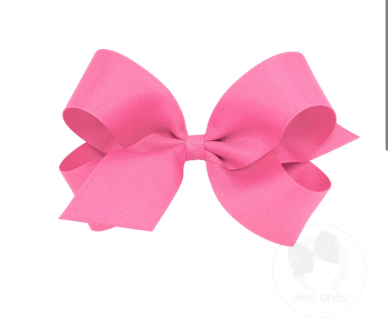 Small Hot Pink Bow