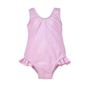 Kids UPF50+ Girls Delaney Hip Ruffle Swimsuit