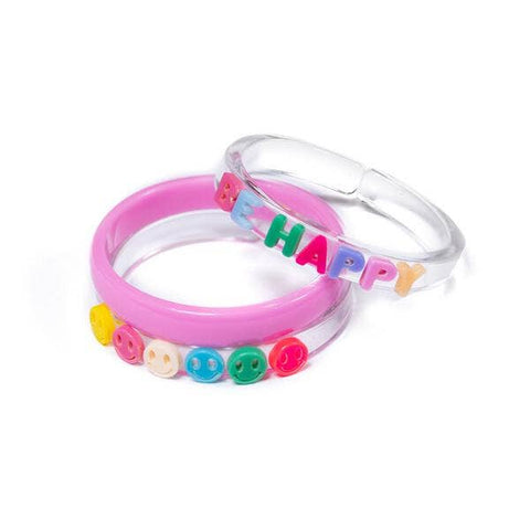 Be Happy Candy Pink Bangle Set