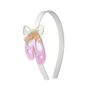 Ballet Slipper Satin Pink Headband