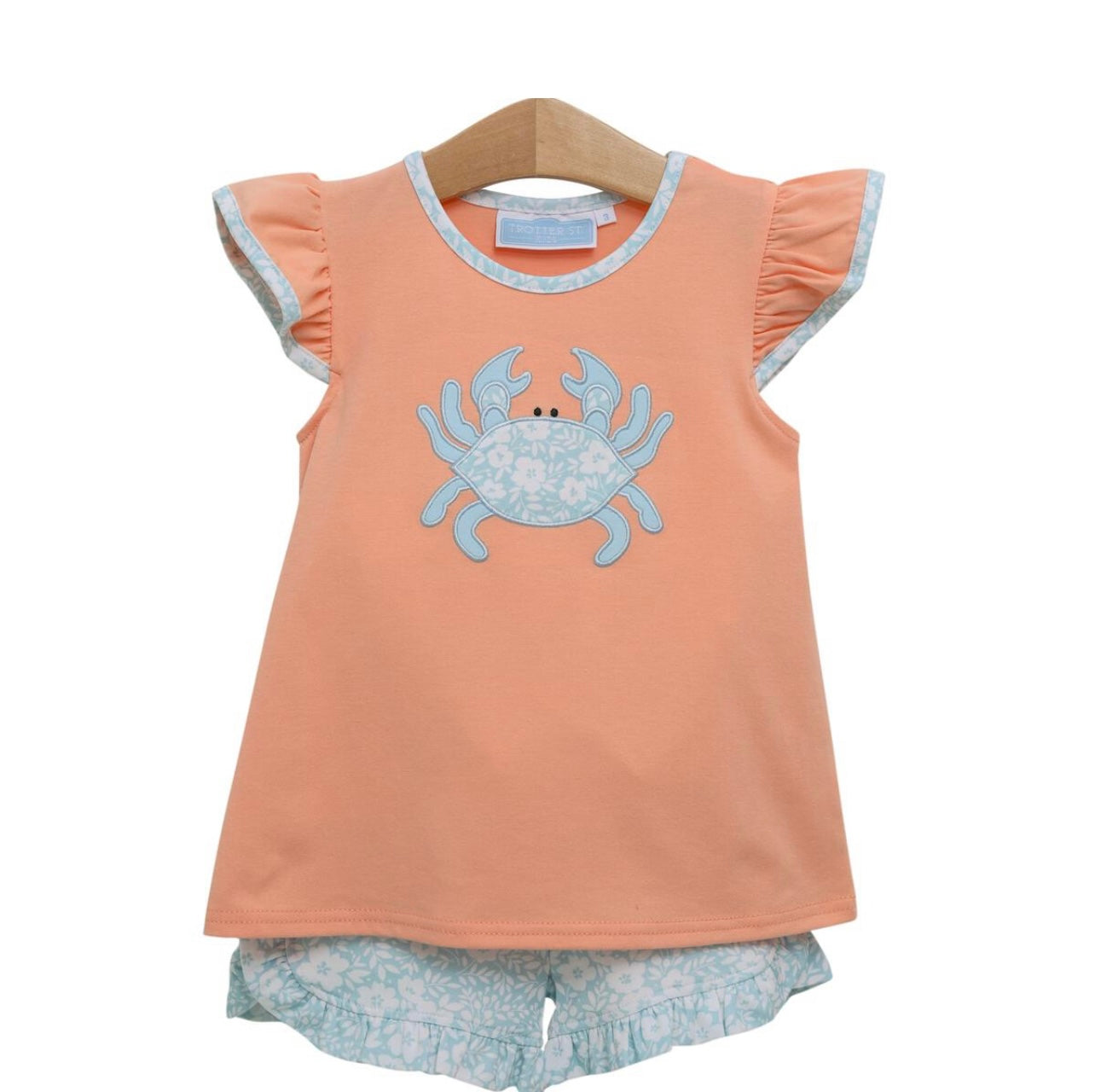 Crab Ruffle Short Set