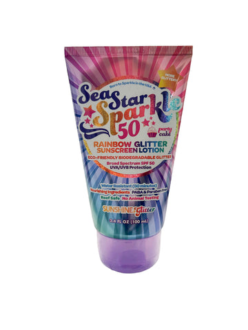 Rainbow Glitter Sunscreen