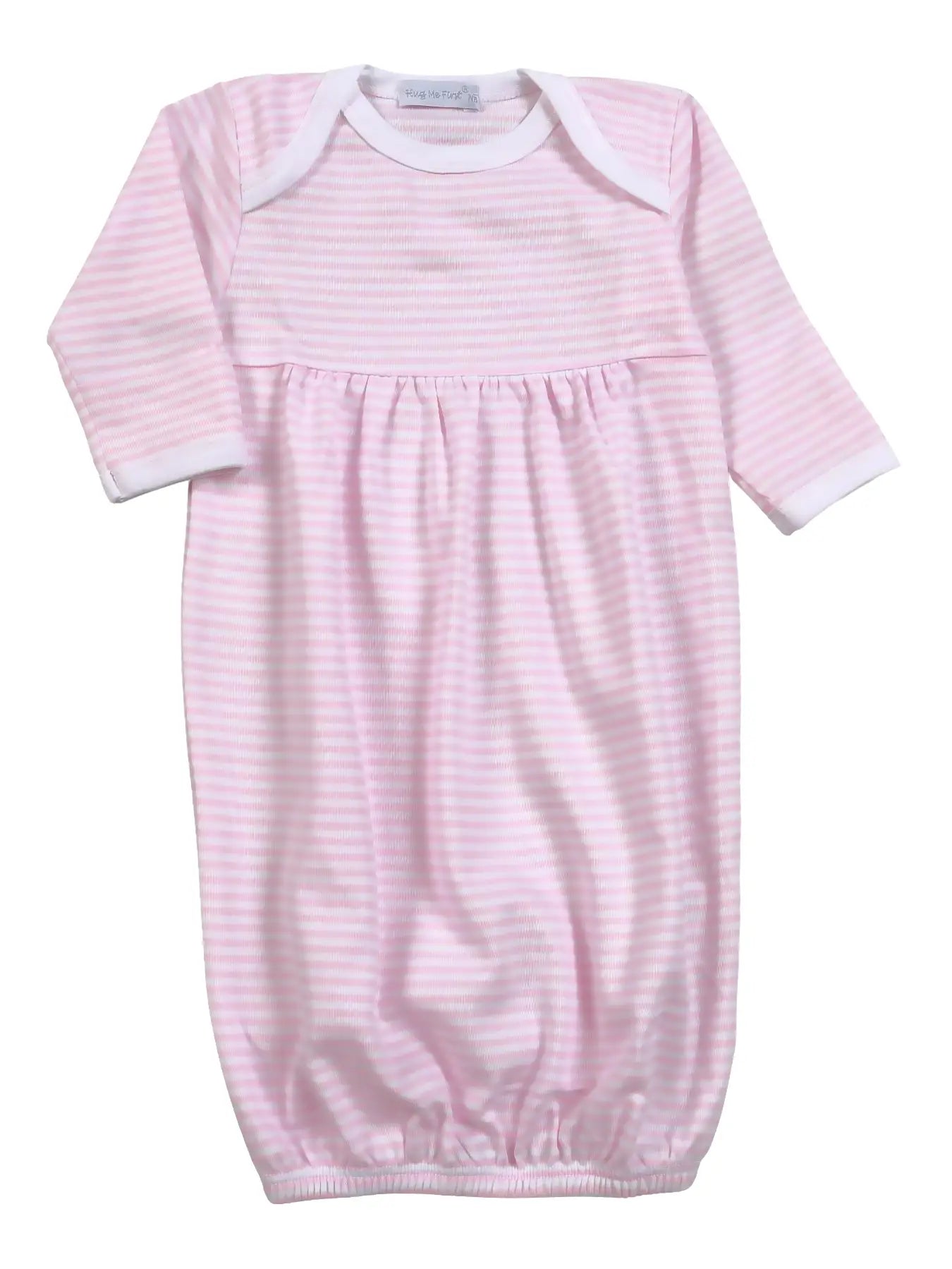 PINK STRIPES PIMA GOWN