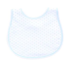 Light Blue Mini Dot Bib