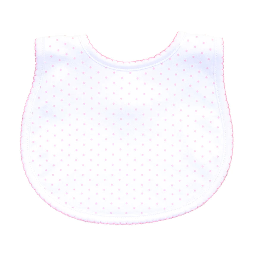 Mini Dot Pink Bib