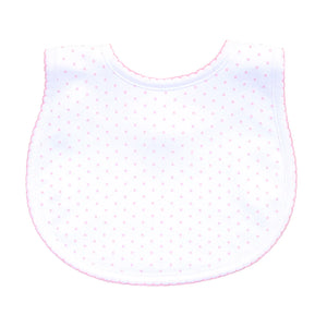 Mini Dot Pink Bib