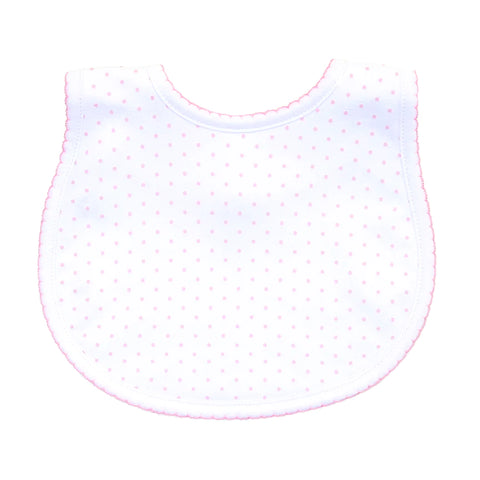 Mini Dot Pink Bib