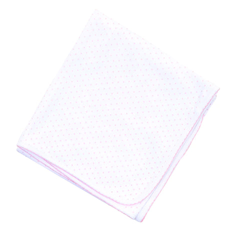 Mini Dot Pink Blanket