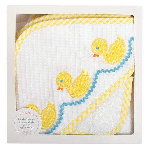 Duck Hooded Towel Set