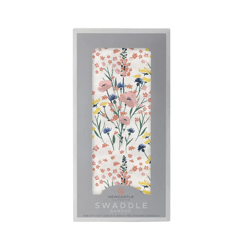 Wildflowers Bamboo Swaddle